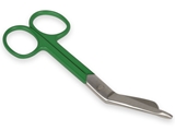 Show details for S/S BANDAGE SCISSORS - green ring - 14 cm