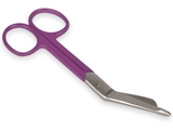 Show details for S/S BANDAGE SCISSORS - purple ring - 14 cm