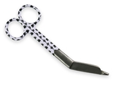 Show details for S/S BANDAGE SCISSORS - foot print fantasy - 14 cm