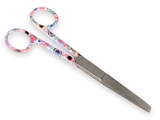 Show details for S/S STRAIGHT SCISSORS - bubbles fantasy - blunt/sharp - 14 cm