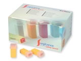 Show details for Automatic lancets  - G21 - orange - 100 gab/iep