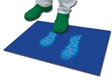 Vairāk informācijas par Antibakteriālais paklājs 60x90 cm - 30 kārtas - zils 5gab