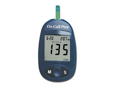 Picture of  PLUS GLUCOSE MONITOR mmol/L meter only - English/French, 1 pcs.