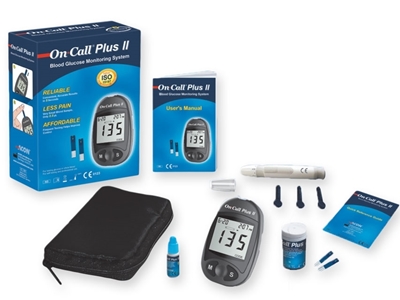 Picture of PLUS GLUCOSE MONITOR КОМПЛЕКТ, ммоль / л, английский / французский, 1 шт.