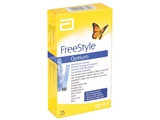 Show details for ABBOTT FREESTYLE OPTIUM BLOOD GLUCOSE TEST STRIPS, 25 pcs.