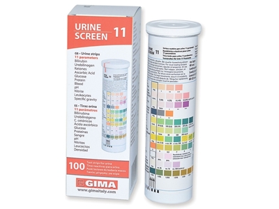 Picture of URINE 11 PARAMETERS STRIPS - professional use, 100 pcs.