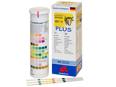 Picture of  VET URINE STRIPS 11 parameters, 100 pcs.