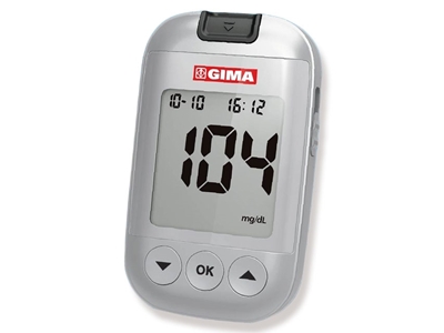 Picture of GIMA GLUCOSE MONITOR KIT mg/dL with Bluetooth - GB, FR, IT, ES, 1 pc.