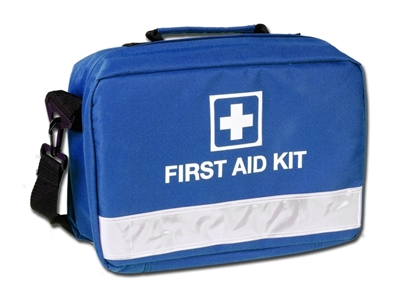 Picture of FIRST AID BAG - blue - empty