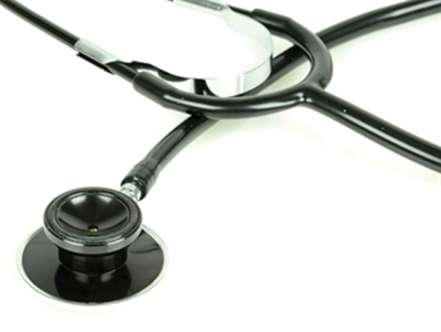 Picture of COLOURED TRAD DUAL HEAD STETHOSCOPE - black