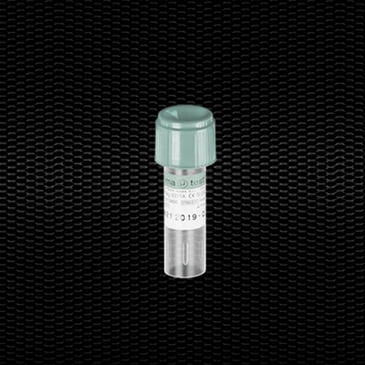 Picture of Стерильная микропробирка с гелем + литий гепарин 800 мкл светло-зеленая пробка 100шт