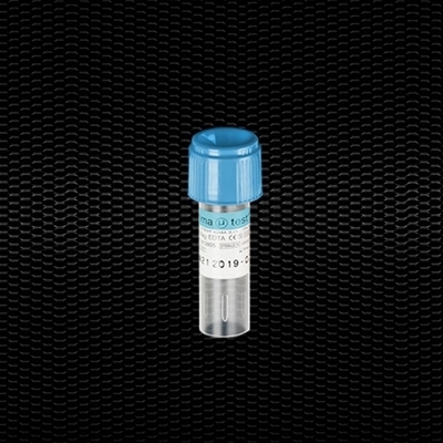 Picture of Стерильная микропробирка с цитратом натрия 3,2% 500 мкл светло-синяя пробка 100шт