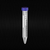 Vairāk informācijas par Sterila polipropilēna koniska testa mēģene 17x120 mm 15 ml, ar zilu skrūvējamu korķi, iespiestu gradācijas un rakstīšanas virsmu 100gb