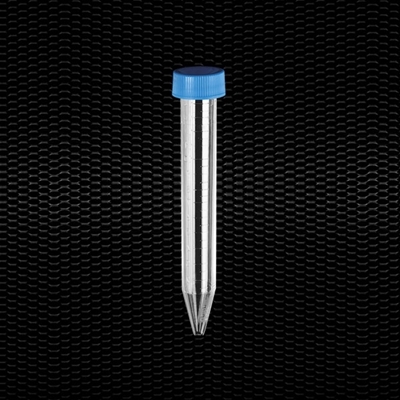 Picture of Sterila polistirola koniska testa mēģene 17x120 mm 15 ml, graduēta ar skrūvējamu korķi 100gb