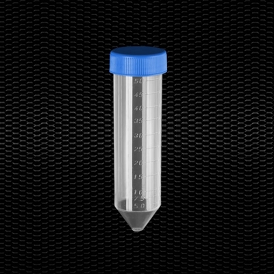 Picture of Polypropylene conical test tube 30x115 mm 50 ml graduated with screw cap 100pcs