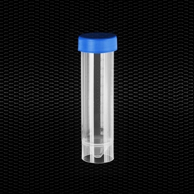 Picture of Polypropylene conical test tube 30x115 mm 50 ml graduated with screw cap and skirted base 10pcs