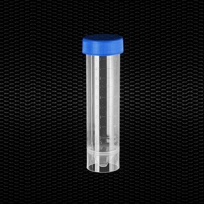 Picture of Sterile polypropylene conical test tube 30x115 mm 50 ml graduated with screw cap and skirted base 100pcs