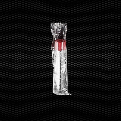 Picture of Sterilā polistirola cilindriskā mēģene 16x100 mm 10 ml ar atsevišķi iesaiņotu skrūvējamu korķi 100gb
