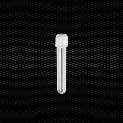 Picture of Polypropylene cylindrical test tube 12x75 mm 6 ml with two position closure 100pcs