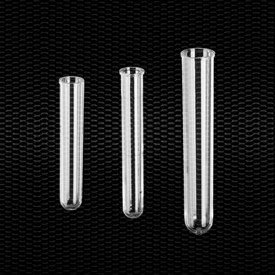 Picture of Polymetylmethacrylate cylindrical test tube 16x100 mm 10 ml with rim 100pcs