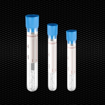 Picture of Sterils Sekursep Sekurtest® mēģenē 10 ml 16x100 mm gaiši zila aizbāznis ar etiķeti 100gb