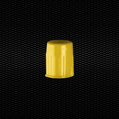 Picture of “VACU RE CAP®” yellow stopper for reclosing of vacuum tubes Ø 13 mm 100pcs