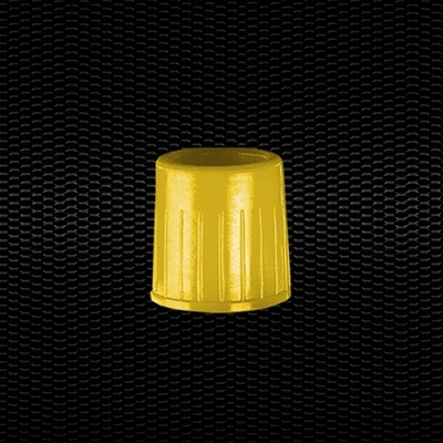 Picture of “VACU RE CAP®” yellow stopper for reclosing of vacuum tubes Ø 16 mm 100pcs