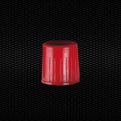 Picture of “VACU RE CAP®” red stopper for reclosing of vacuum tubes Ø 16 mm 100pcs