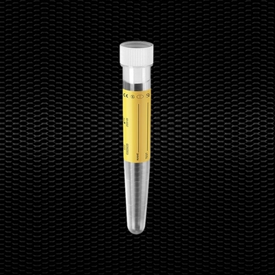 Picture of Polypropylene conical test tube 16x100 mm 10 ml with stopper and label 100pcs