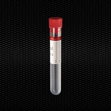 Show details for Sterile polypropylene cylindrical test tube 16x100 mm 10 ml with red stopper and red label 100pcs