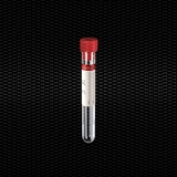 Show details for Sterile polystyrene cylindrical test tube 12x86 mm 5 ml with red stopper and red label 100pcs