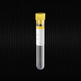 Show details for Sterile polypropylene cylindrical test tube 16x100 mm 10 ml with yellow stopper and yellow label 100pcs