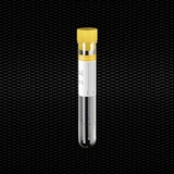 Show details for Sterile polystyrene cylindrical test tube 16x100 mm 10 ml with yellow stopper and yellow label 100pcs