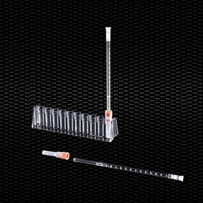 Picture of “SEDIPLAST” system with 0,2 ml of Sodium citrate pink stopper + graduated pipette 100pcs