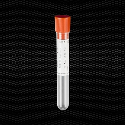 Picture of KF+NA2 EDTA 2,5 ml orange stopper 12x56 mm test tube 100pcs