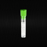 Show details for 12x56 mm test tube flat bottom with K2 EDTA x 1 ml of blood light green stopper 100pcs