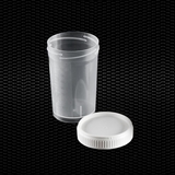 Show details for 	Polypropylene urine container 150 ml with separated white screw cap 100pcs