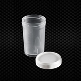 Show details for Polypropylene urine container 200 ml with separated white screw cap 100pcs