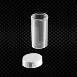 Show details for Transparent polypropylene universal container 60 ml with separated white screw cap 100pcs