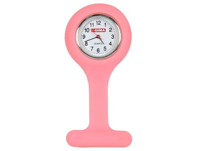 Picture of SILICONE NURSE WATCH - round - pink, 1 pc.