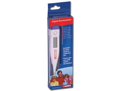 Picture of GIMA DIGITAL THERMOMETER °C - hang box, 1 pc.