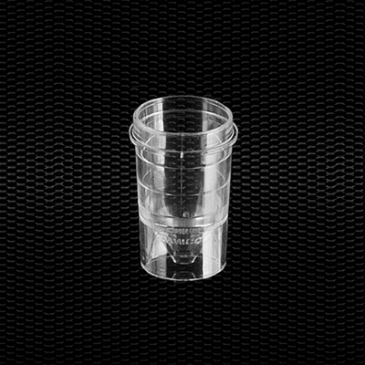 Picture of Polystyrene Ø 13,8x22,5 mm cup TECHNICON-RAYTO RAC-050 type vol. 1,5 ml 100pcs