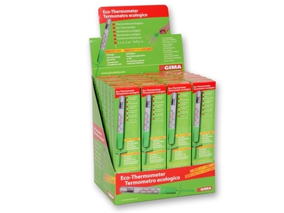 Picture of GIMA DISPLAY OF ECOLOGICAL THERMOMETER with shake-down aid, 24 pcs.