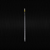 Show details for Disposable plastic pipette 1 ml sterile graduation 1/100 individually wrapped 100pcs