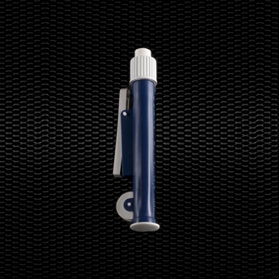 Picture of Polypropylene blue pipette pump 2 ml for glass and plastic pipettes