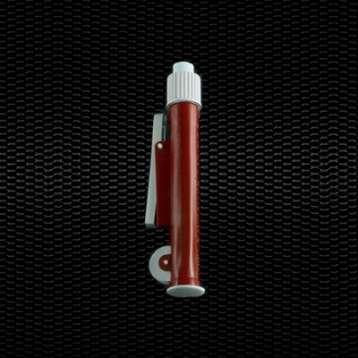 Picture of 	Polypropylene red pipette pump 25 ml for glass and plastic pipettes