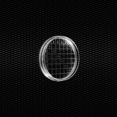 Picture of Чашки Петри из полистирола «Контакт» Ø 90 мм с вентиляционными отверстиями со счетной сеткой STERILE R 100шт.