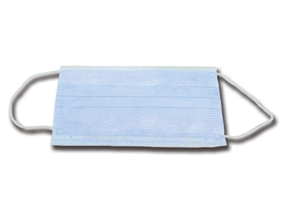 Picture of 99% FILTERING SURGEON MASK 3 PLY - light blue with loops, 1000 pcs.