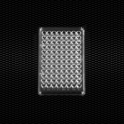 Picture of Sterila polistirola mikrotitra plāksne ar 96 "V" dibena iedobēm, atsevišķi iesaiņotas 100gab