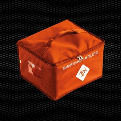 Picture of Orange isothermal bag for the transport of chemotherapy drugs, dimensions 30x27x20 cm, 16.8 Lt vol 1pcs